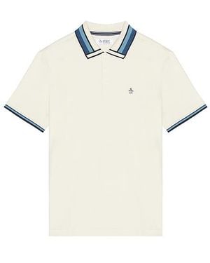 Original Penguin Interlock Polo - White