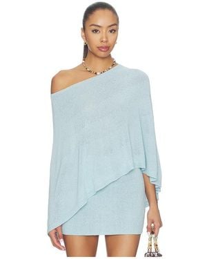 SNDY'S Poncho Misty Knit - Blau