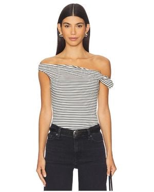 ALL THE WAYS Amber Off Shoulder Top - Blue