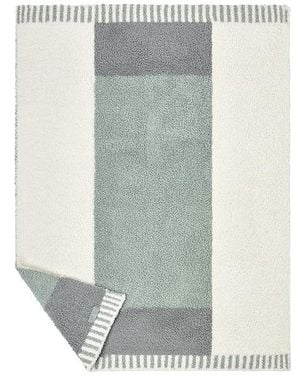 Barefoot Dreams Manta Cozychic Cova Center En Color Sage, Talla - Azul