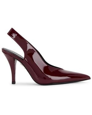 retroféte Talón Descubierto Maxime En Color Vino Talla (También En 38, 38.5) - Morado