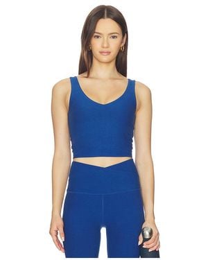 Beyond Yoga Spacedye Good Day Cropped Tank Top - Blue