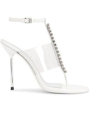 Paris Texas Lidia T-Strap Sandal - White