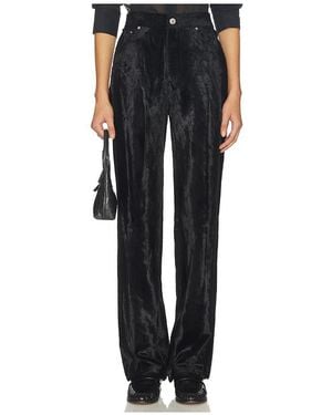 Helmut Lang Straight-Jeans Mit Hohem Bund Pony - Schwarz