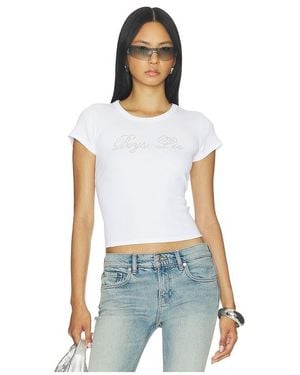 Boys Lie Camiseta Baby Tee En Color Blanco Talla (También En Xs/S, Xl/Xxl)