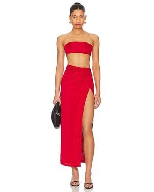 superdown Karolyna Maxi Skirt Set - Red
