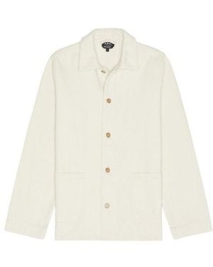 A.P.C. Veste Kerlouan Brodee - Weiß