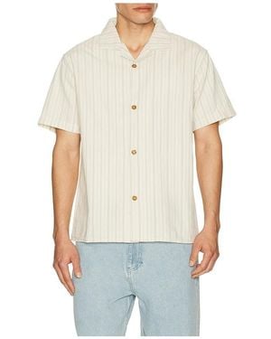Rhythm Vacation Stripe Shirt - Blue