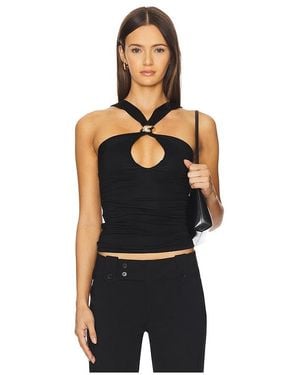 Tiger Mist Finch Top - Black