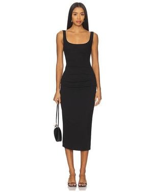 ALL THE WAYS Allison Midaxi Dress - Black