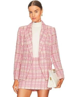 Bardot Boucle Blazer - Pink