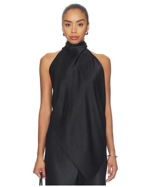 Helmut Lang Tie Scarf Top - Black