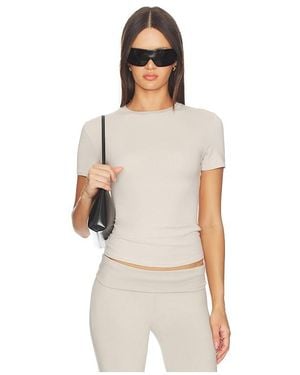 Skims Cotton Jersey T-Shirt - Natural