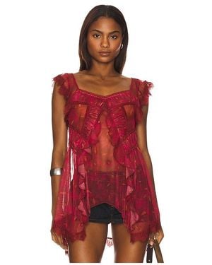Free People X Revolve Ivie Tunic - Red