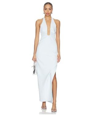 Misha The Lusi Crepe Maxi Dress - White