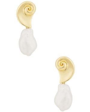 Jenny Bird Petra Earring - White