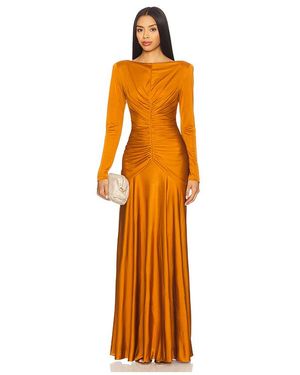 Et Ochs Vestido Largo Thea En Color Naranja Talla (También En 4)