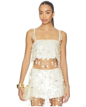 retroféte Eudora Top - White