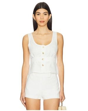 PAIGE Caine Top - White