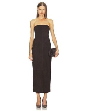 SRG Kim Suede Dress - Black