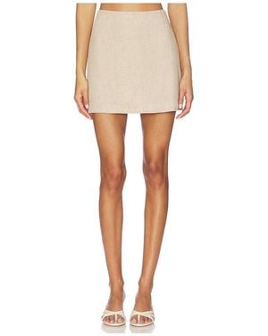 JBQ Adrienne Mini Skirt - Natural