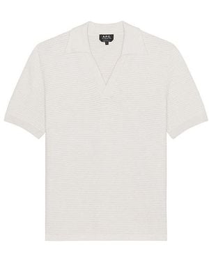 A.P.C. Camisa En Color Crema Talla En - Blanco