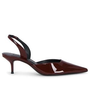 SCHUTZ SHOES Paola Mid Slingback Pump - White