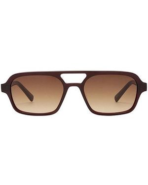 Luv Lou Dusty Sunglasses - Brown