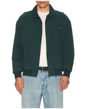 Stan Ray Roughneck Collared Bomber Jacket - Green