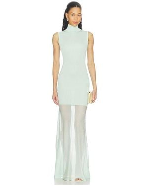 SER.O.YA Amine Knit Maxi Dress - White