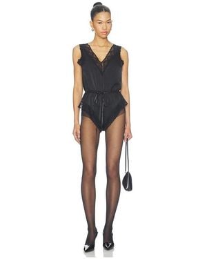 Lioness Heartstrings Romper - Black