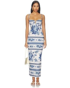 Montce Trois Long Slip Dress - Blue