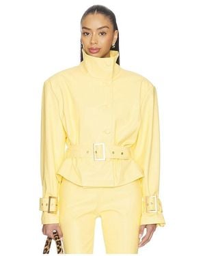AFRM Chaqueta Scarlette En Color Amarillo Limon Talla (También En M, S, Xl, Xs, Xxl, Xxs)