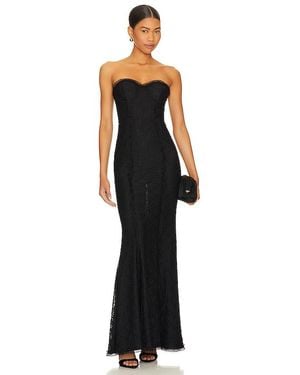 MAJORELLE Mari Elena Gown - Black