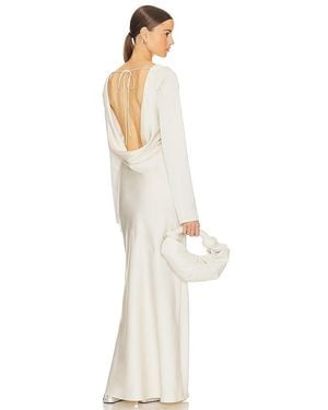 Helsa Angelica Backless Maxi Dress - Natural