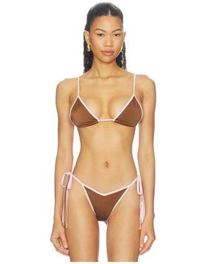 Cin Cin Thrills Bikini Top - Natural