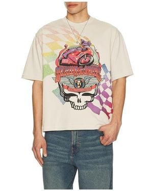 Market X Grateful Dead Stealie Moto Bear T-Shirt - Natural