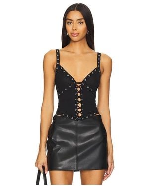 h:ours Arya Top - Black