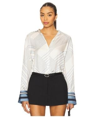Veronica Beard Delila Blouse - White
