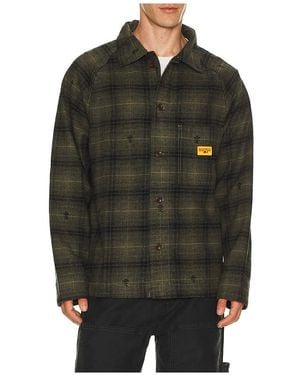 Service Works Thistle Plaid Jacket - Black