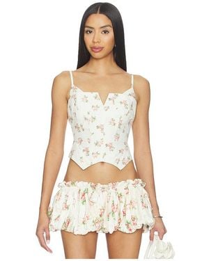YUHAN WANG Bustier Top - White