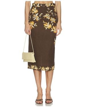 Hemant & Nandita Rock Skirt - Braun