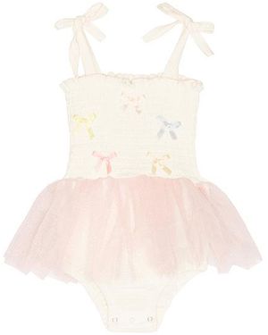 Wild Wawa Bows Tutu - White