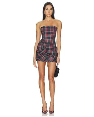 ALL THE WAYS Bray Strapless Mini Dress - Blue