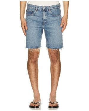FRAME Relaxed Undone Hem Short - Blue