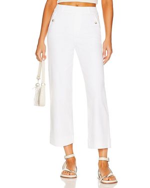 Spanx Stretch Twill Cropped Wide Leg Pant - White