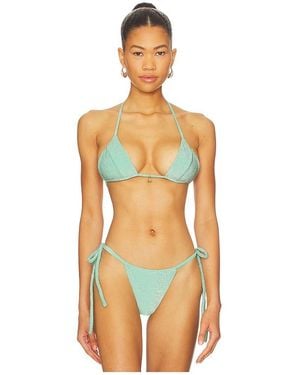 FAE X Revolve Honey Triangle Bikini Top - Orange