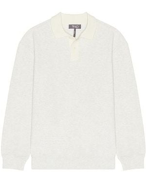 WAO Sudadera En Color Crema Talla En - Blanco
