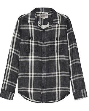 Schott Nyc Camisa En Color Negro Talla (También En Xl/1X)