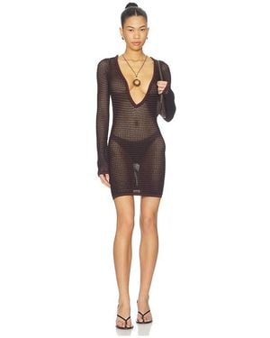 Bondeye Minikleid Rowan - Schwarz